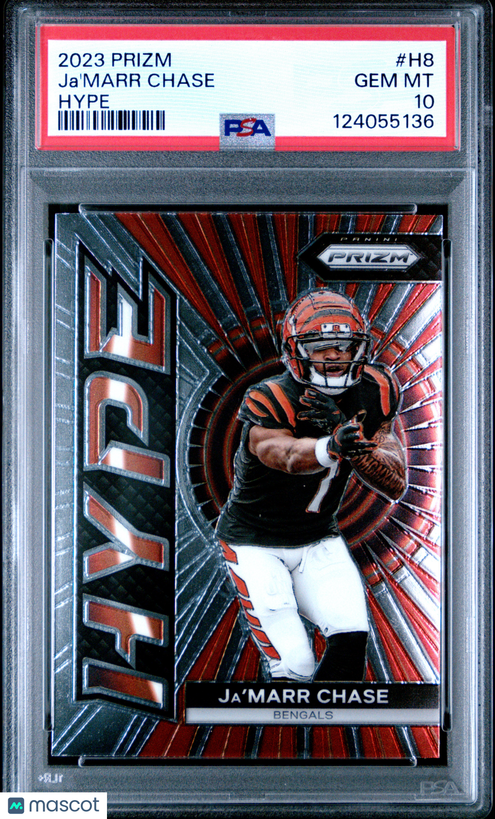 2023 Panini Prizm Hype Ja'Marr Chase PSA 10