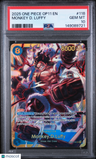 2025 One Piece Op11-A Fist Of Divine Speed Monkey D. Luffy PSA 10