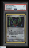 2006 Pokemon Pop Series 1 Rayquaza-Holo Pop Series 1 PSA 9