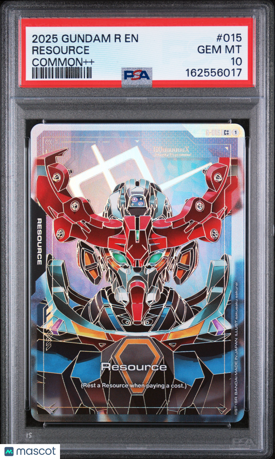 2025 Gundam Resource Resource Common++ PSA 10