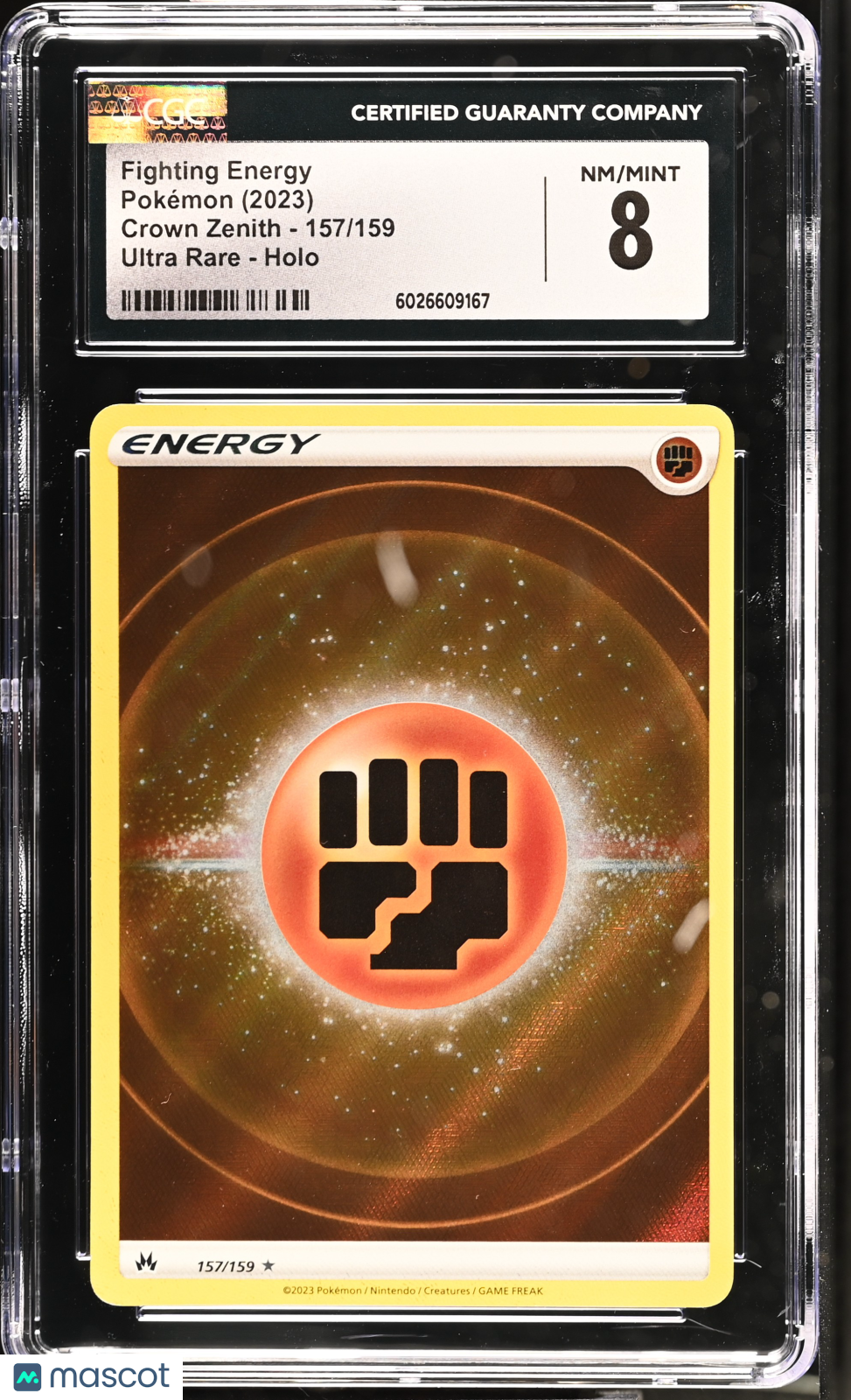 2023 Crown Zenith Fighting Energy CGC 8