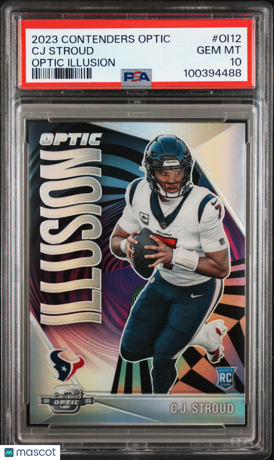 2023 Panini Contenders Optic Optic Illusion Cj Stroud PSA 10