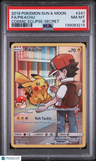 2019 Pokemon Sun & Moon Cosmic Eclipse Fa/Pikachu Cosmic Eclipse-Secret PSA 8