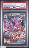 2025 Pokemon Dri En-Destined Rivals Rocket'S Nidoking Ex SIR PSA 10