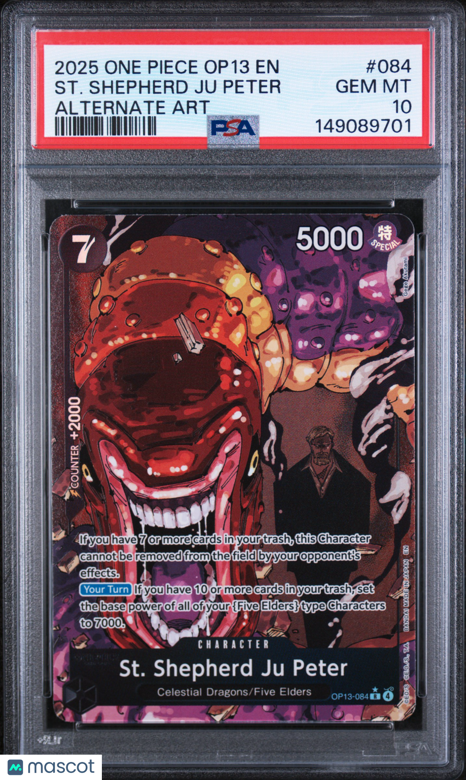 2025 One Piece Op13-Carrying On His Will St. Shepherd Ju Peter Alt Art PSA 10