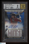 2023 Topps Luminaries Hit Kings Autograph Relics Blue Corbin Carroll BGS 9.0