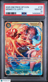 2025 One Piece Op13-Carrying On His Will Monkey D. Luffy PSA 10