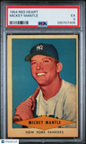 1954 Red Heart Mickey Mantle PSA 5