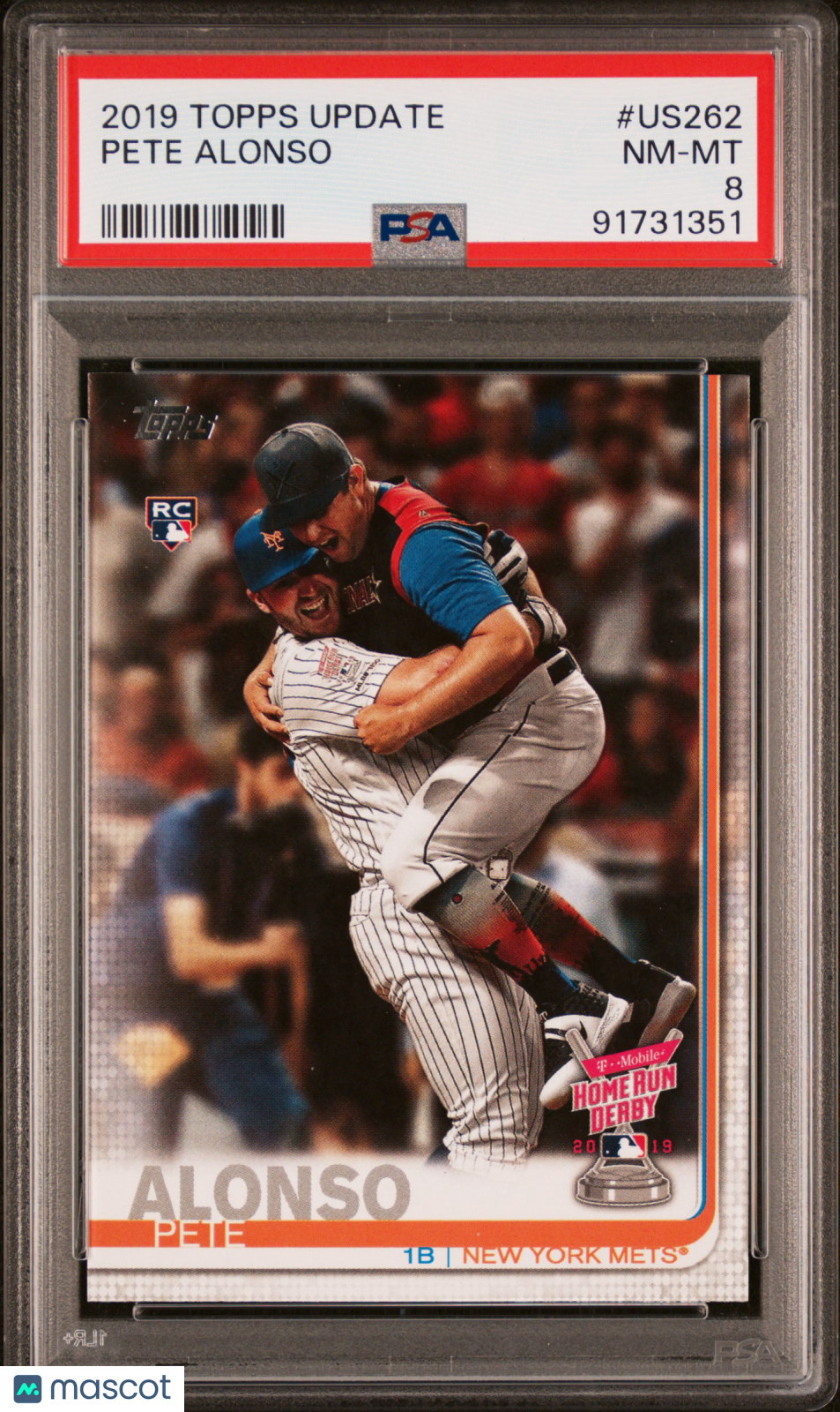 2019 Topps Update Pete Alonso PSA 8