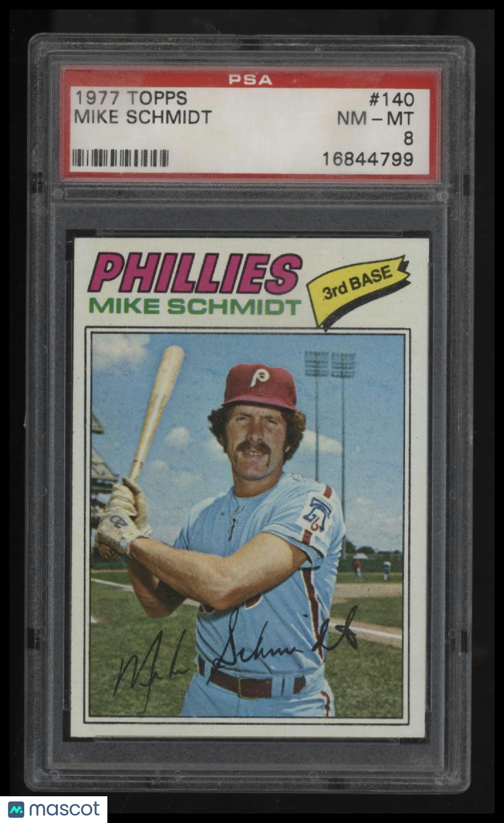 1977 Topps Mike Schmidt PSA 8