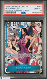 2024 One Piece Japanese Op07-500 Years In The Future Boa Hancock Manga PSA 10