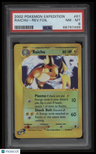 2002 Pokemon Expedition Raichu-Rev.Foil PSA 8
