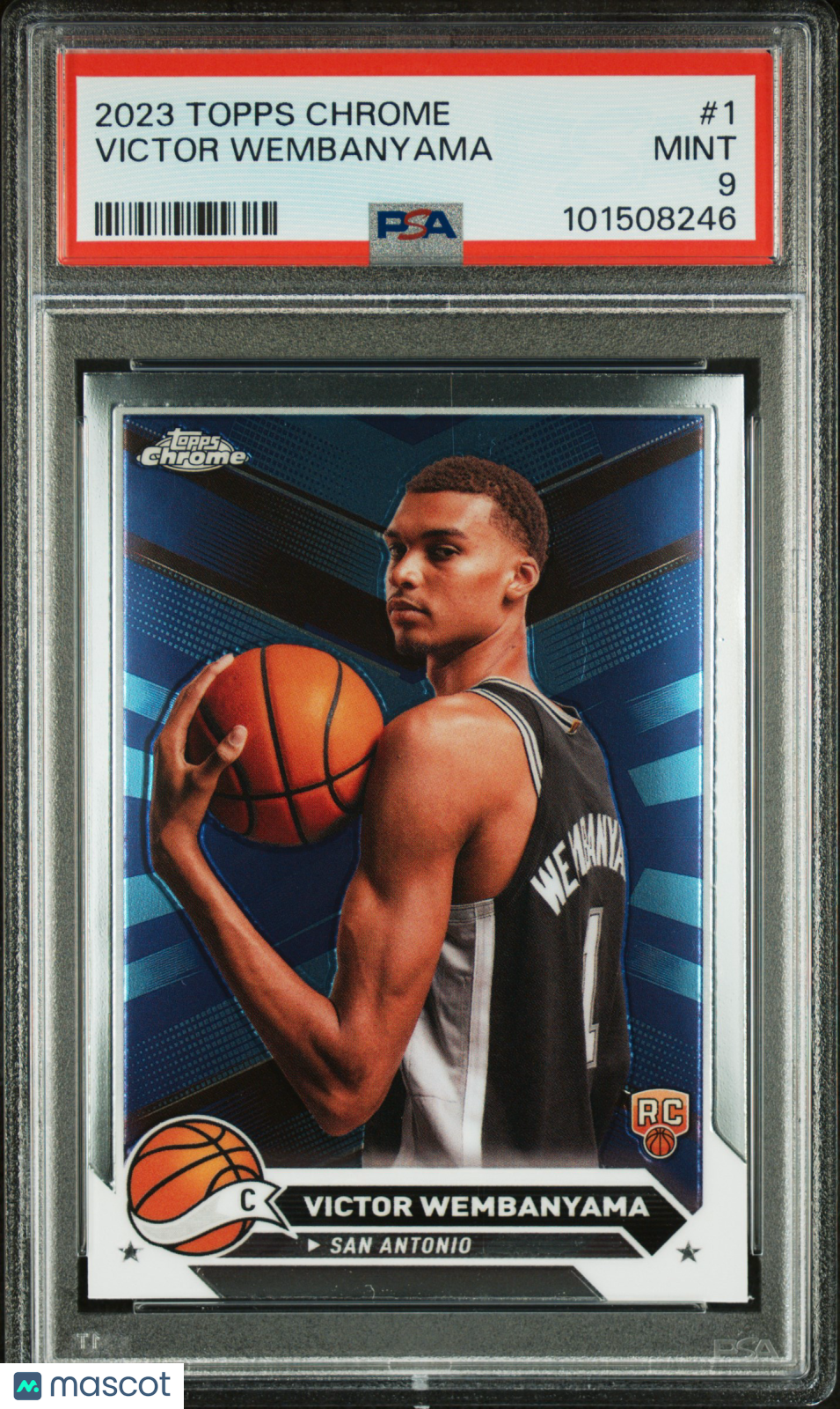 2023 Topps Chrome Victor Wembanyama PSA 9