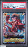 2025 One Piece Promos Monkey D. Luffy Illustration Box Vol.3 PSA 10
