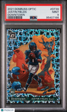 2021 Panini Donruss Optic Downtown Justin Fields Downtown PSA 9