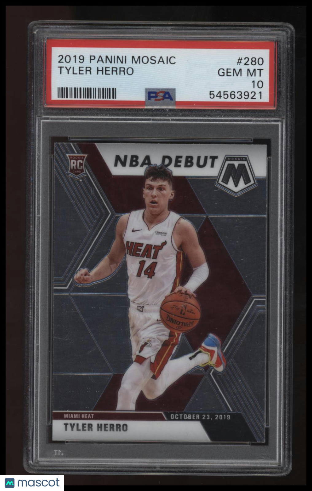 2019 Panini Mosaic Tyler Herro PSA 10