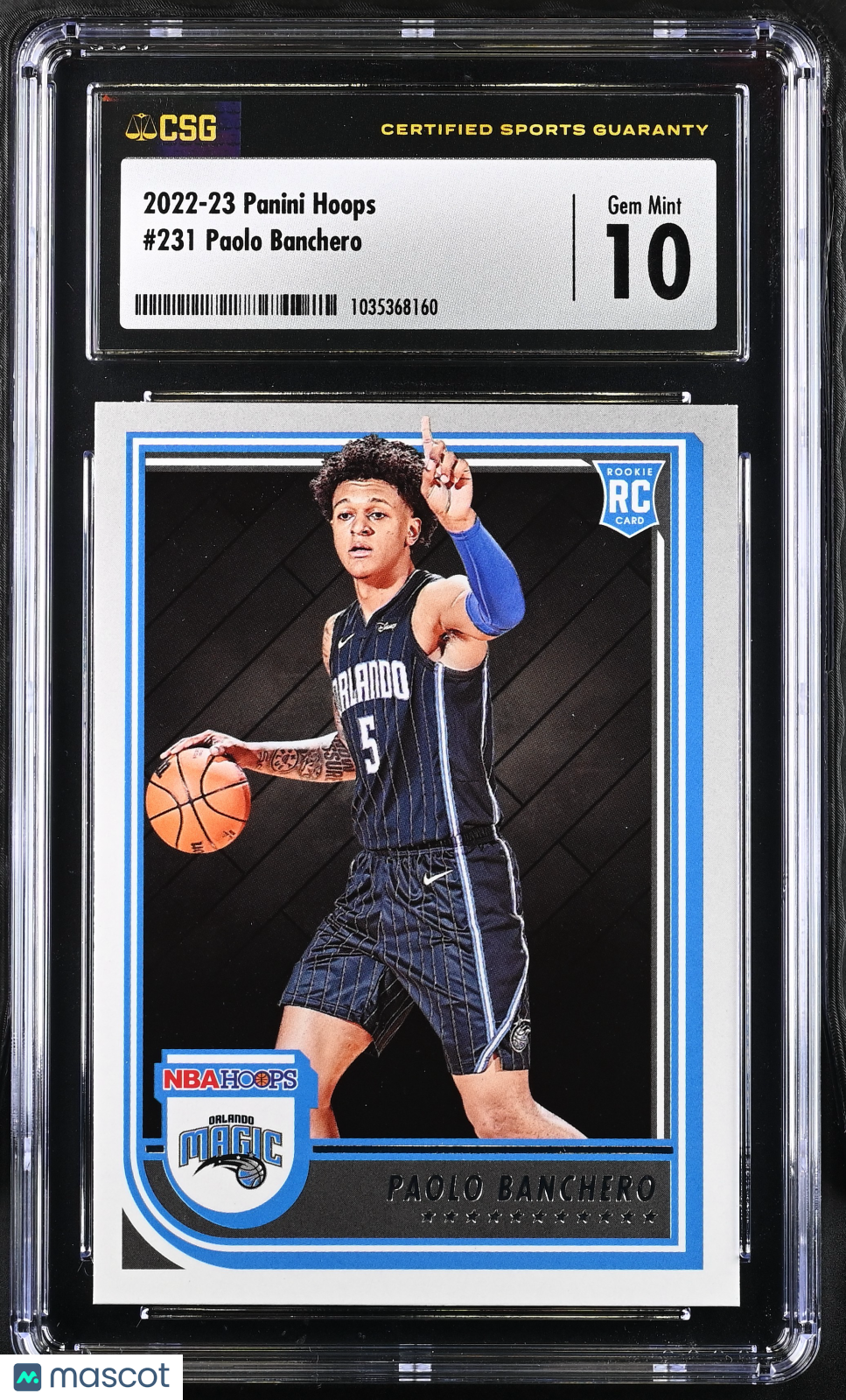2022-23 Hoops Paolo Banchero CGC 10