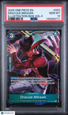 2025 One Piece Promos Dracule Mihawk Illustration Box Vol.4 PSA 10