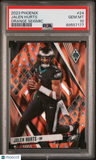 2023 Panini Phoenix Jalen Hurts Orange Seismic PSA 10