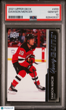 2021-2022 Upper Deck Dawson Mercer PSA 10