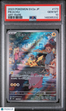 2023 Pokemon Japanese Sv2a-Pokemon Card 151 Pikachu Art Rare PSA 10