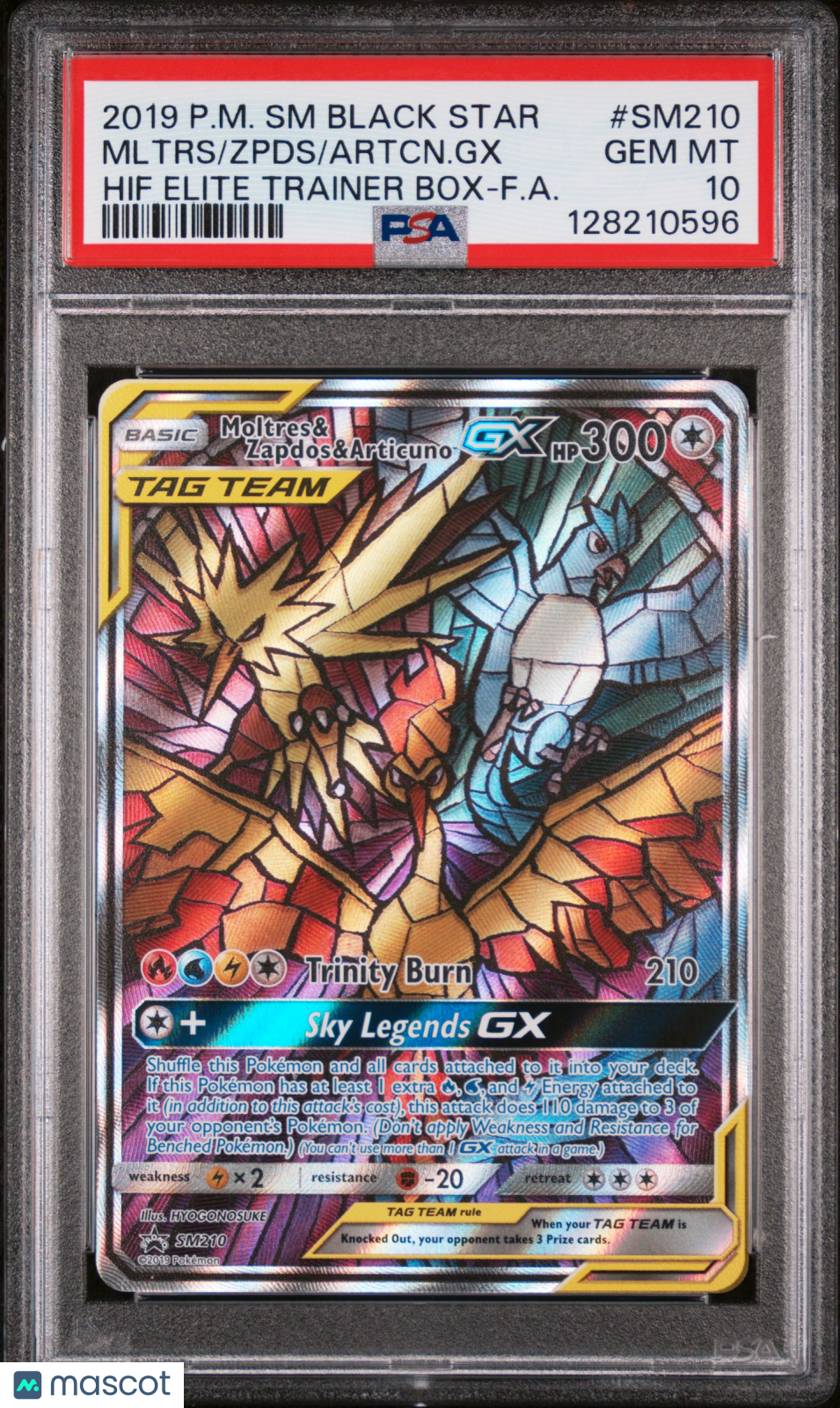 2019 Pokemon Sm Black Star Promo Mltrs/Zpds/Artcn.Gx Hif ETB PSA 10