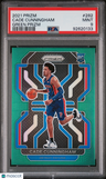 2021 Panini Prizm Cade Cunningham Green Prizm PSA 9
