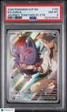 2025 Pokemon Svp En-Scarlet & Violet Black Star Promos N'S Zorua Pc Etb PSA 8