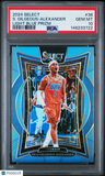 2024 Panini Select S. Gilgeous-Alexander Light Blue Prizm PSA 10