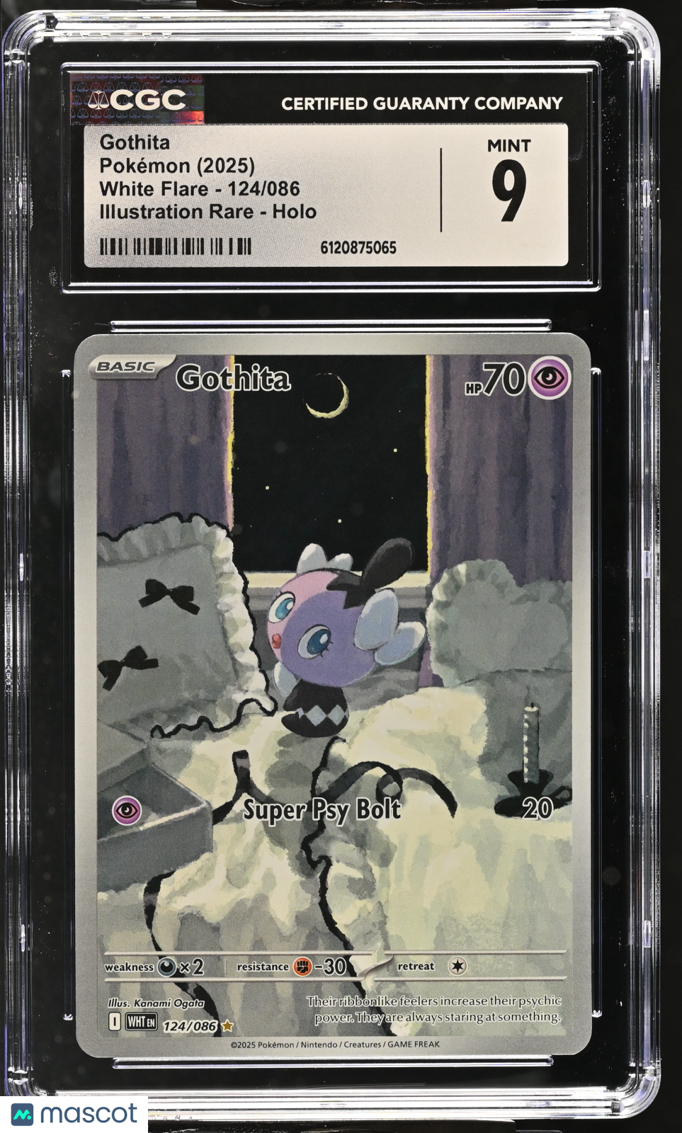 2025 White Flare Gothita CGC 9