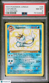 1999 Pokemon Jungle Vaporeon 1st Edition PSA 8