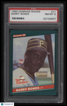 1986 Donruss Rookies Barry Bonds PSA 8