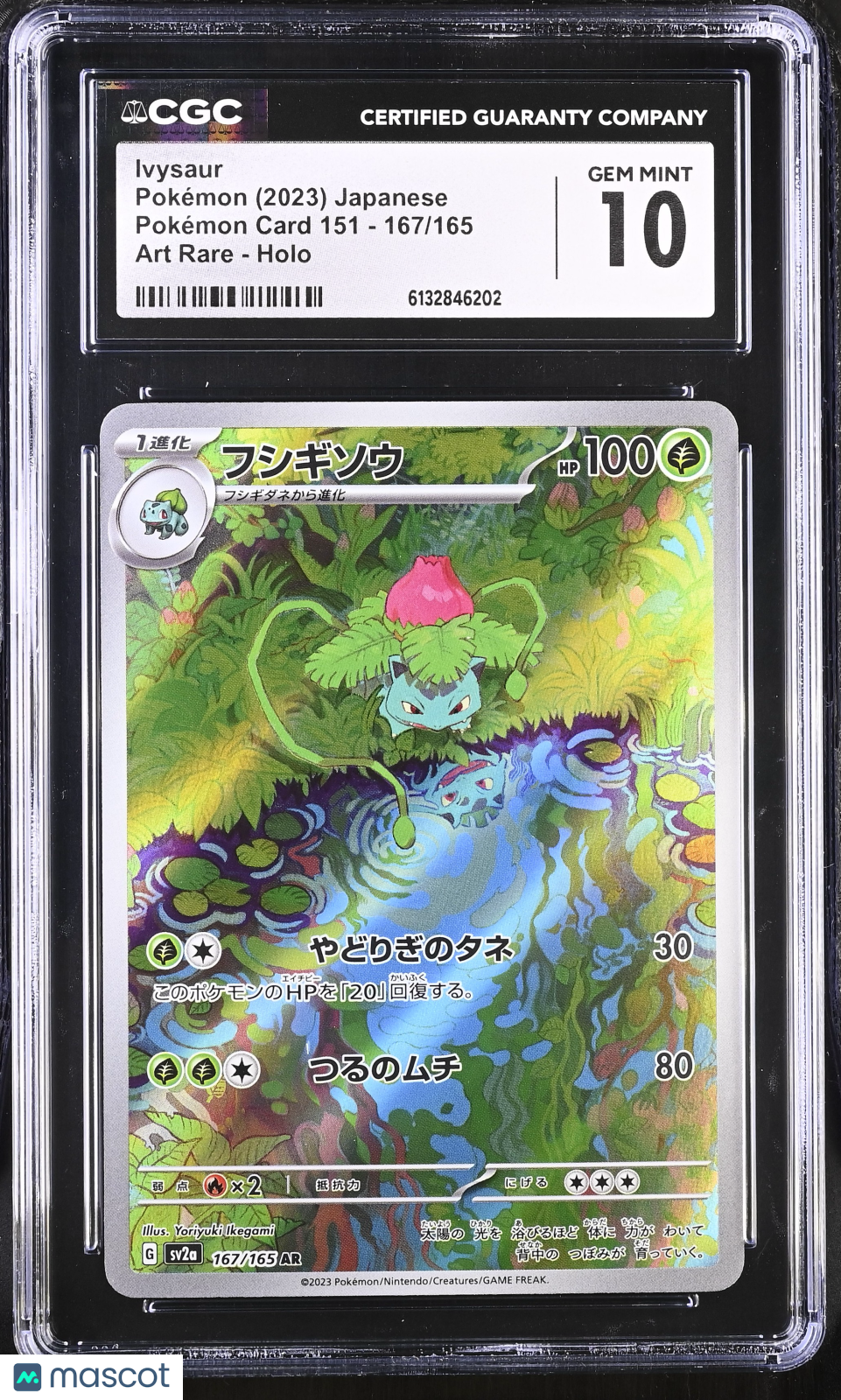 2023 Pokémon Card 151 Ivysaur CGC 10