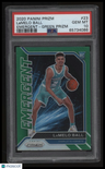 2020 Panini Prizm Emergent Lamelo Ball Emergent-Green Prizm PSA 10