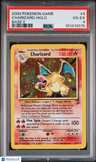 2000 Pokemon Game Base Ii Charizard-Holo Base Ii PSA 4