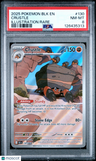 2025 Pokemon Blk En-Black Bolt Crustle Illustration Rare PSA 8