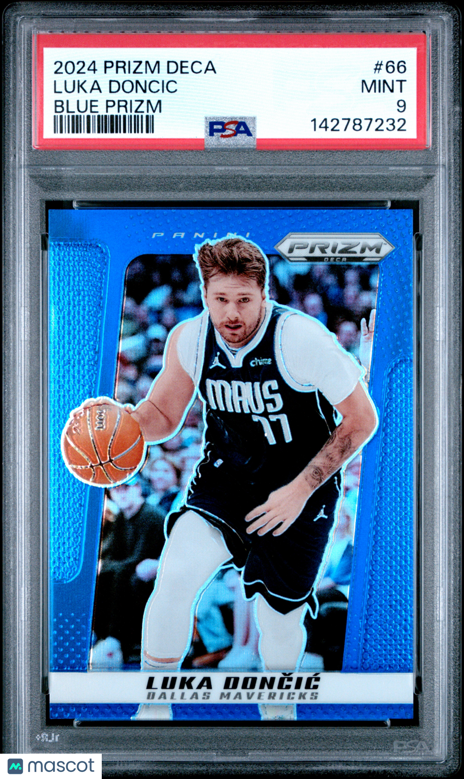 PSA9 Panini Luka Doncic 149限定 シリ BGS ARS 2024 Panini Mosaic Luka Doncic #16 BLUE SEISMIC /149 Holo - PSA 9