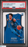 2018 Panini Threads Jalen Brunson PSA 10
