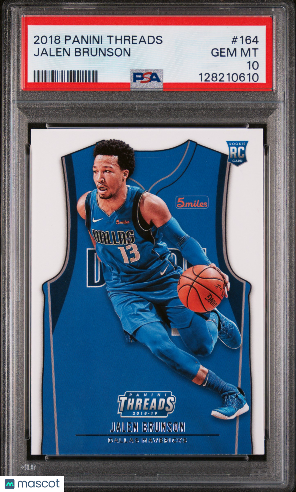 2018 Panini Threads Jalen Brunson PSA 10