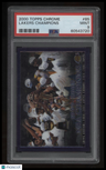 2000 Topps Chrome Lakers Champions PSA 9