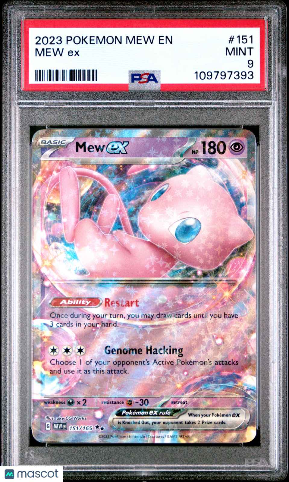 2023 Pokemon Mew En-151 Mew Ex PSA 9
