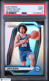 2024 Panini Prizm Jared Mccain Silver Prizm PSA 9