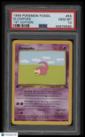 1999 Pokemon Fossil Slowpoke 1st Edition PSA 10