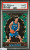 2022 Panini Select Chet Holmgren Green Wave PSA 10
