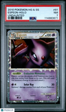 2010 Pokemon Heartgold & Soulsilver Undaunted Espeon-Holo Undaunted PSA 7