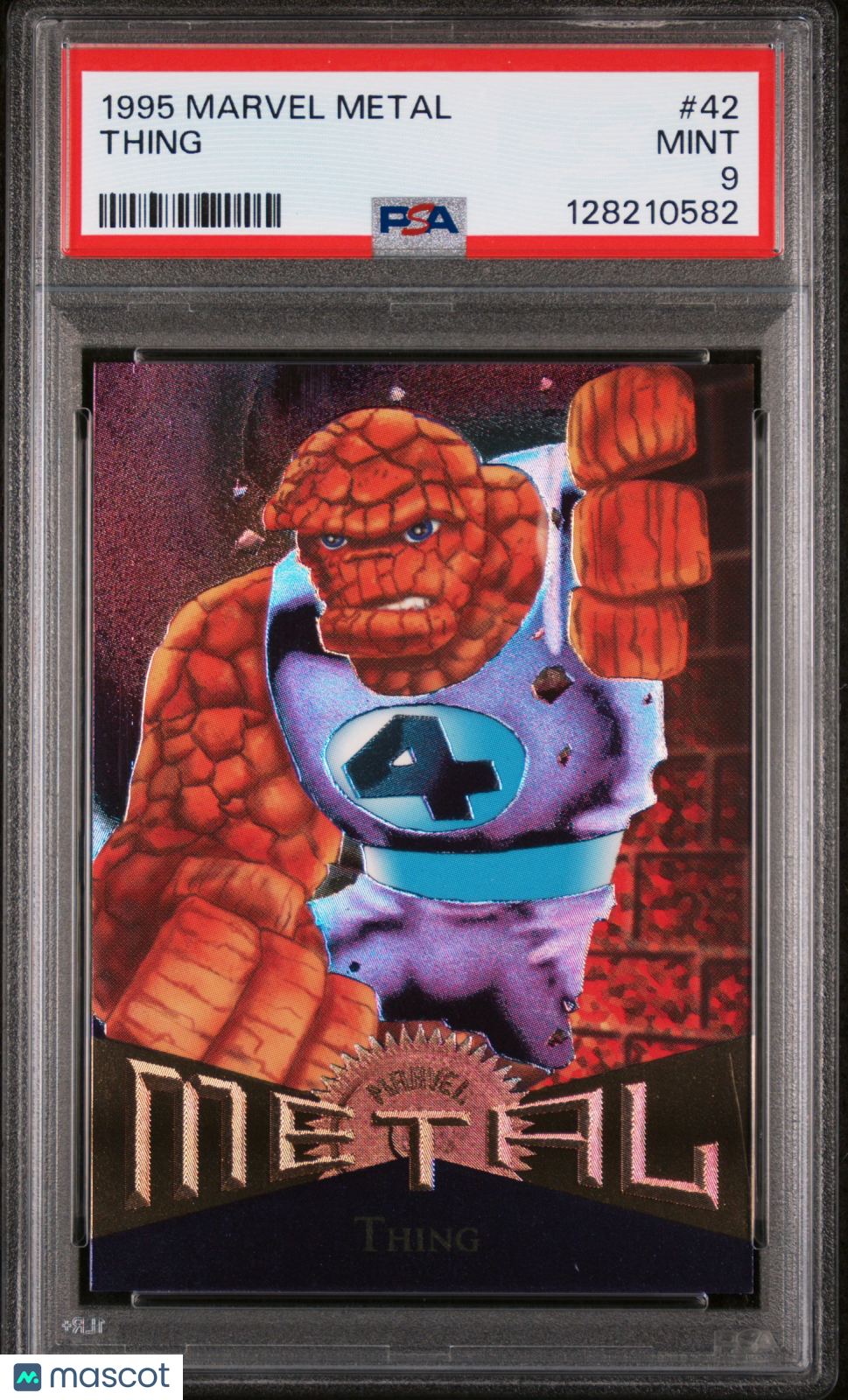 1995 Marvel Metal Thing PSA 9