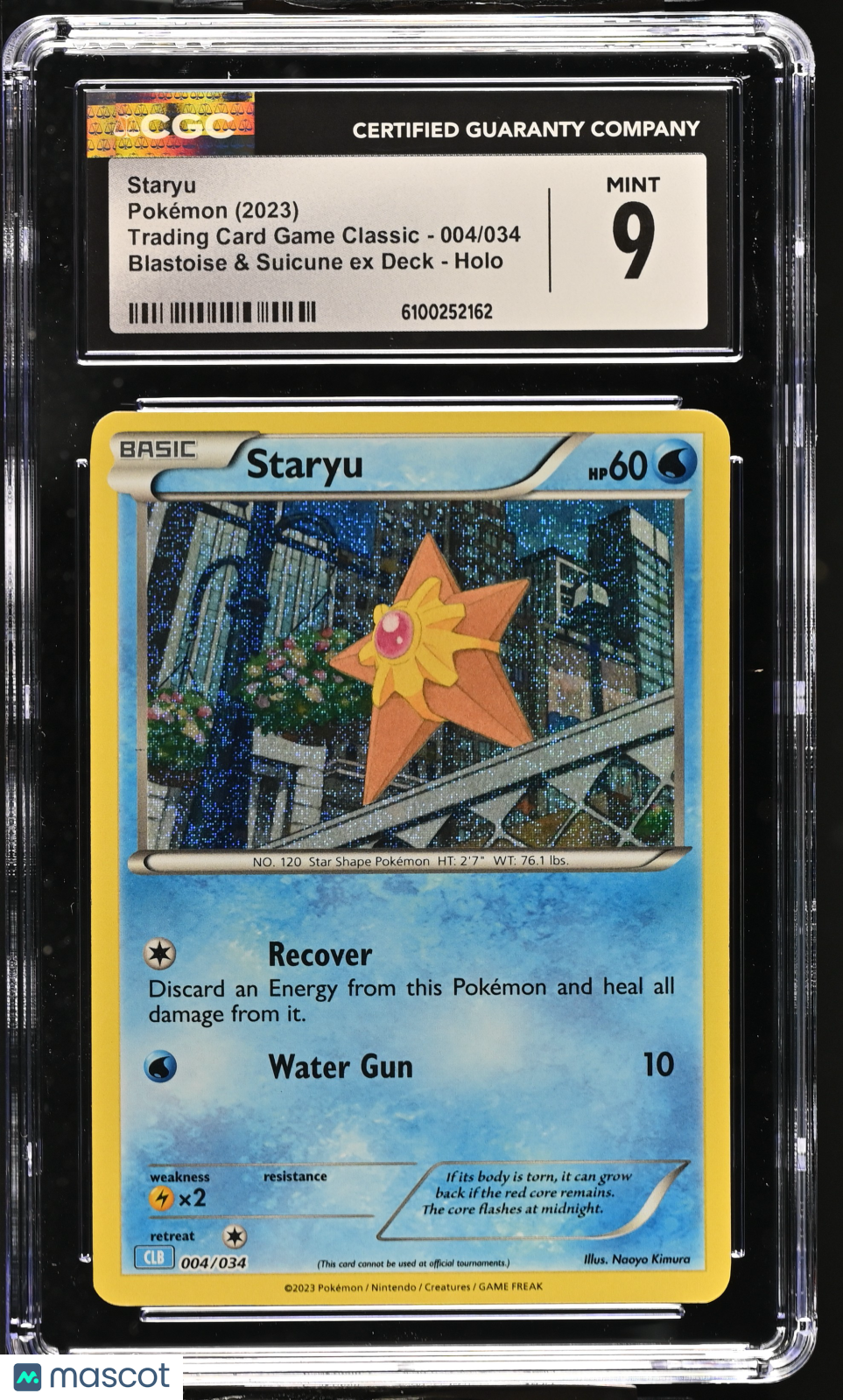 2023 Trading Card Game Classic Staryu CGC 9