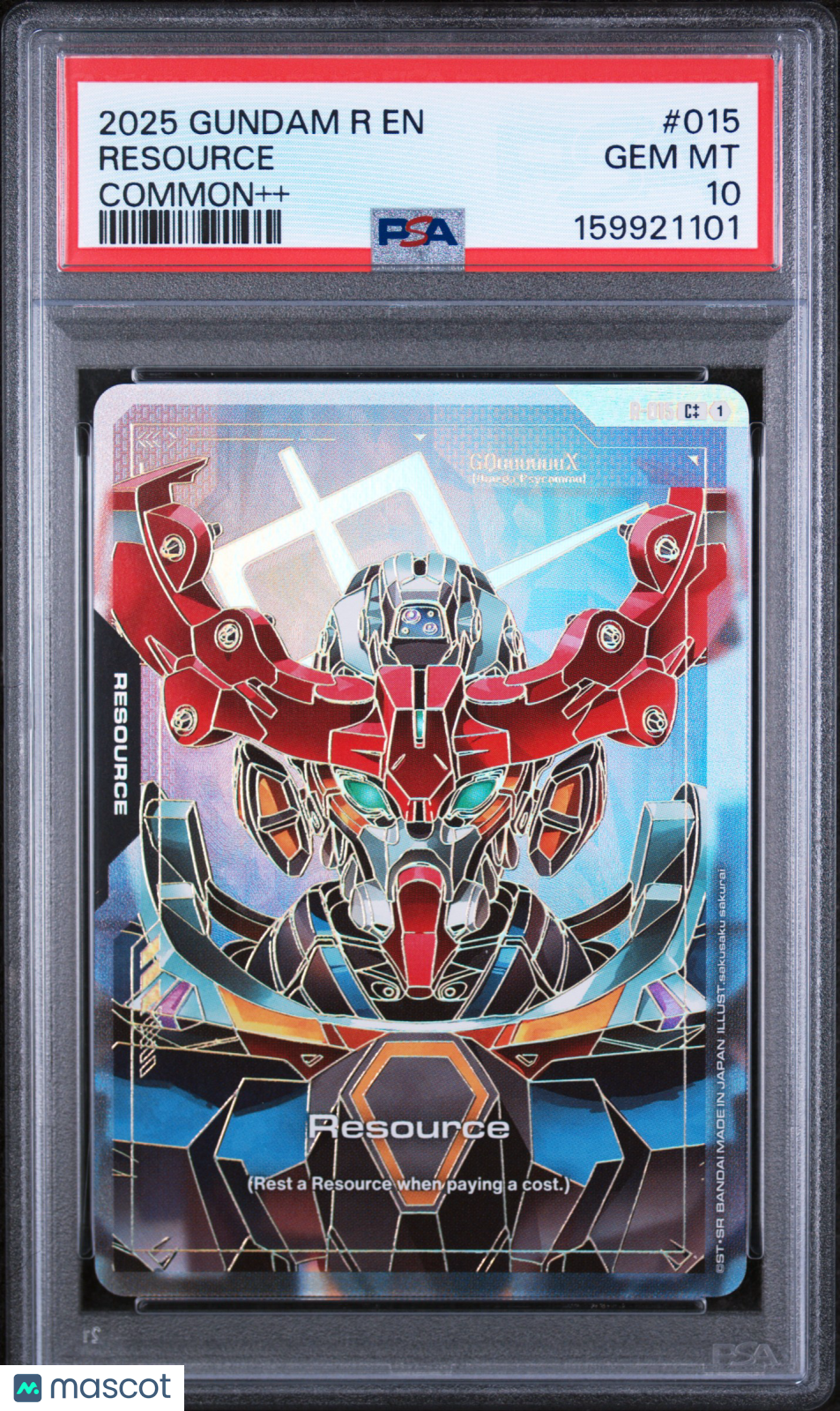2025 Gundam Resource Resource Common++ PSA 10