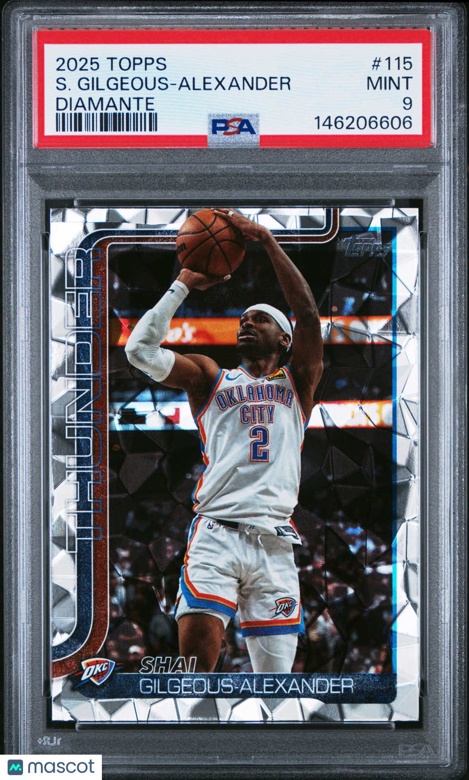 2025 Topps S. Gilgeous-Alexander Diamante PSA 9