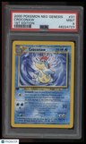 2000 Pokemon Neo Genesis 1st Edition Croconaw 1st Edition PSA 9